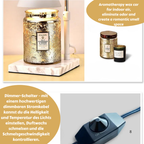 Helle Holzoptik / Feste Stange (satiniert)