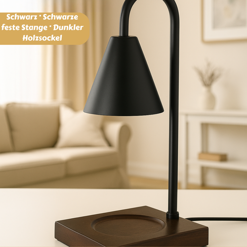 Schwarz / Dunkle Holzoptik / Farbiger Ständer