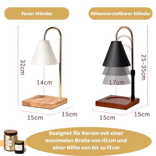 Helle Holzoptik / Farbiger Ständer